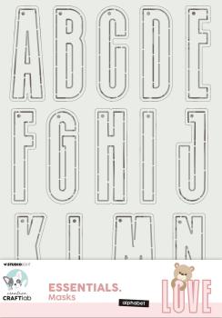 Creative Craft Lab - Studio Light - Schablone "Alphabet" Stencil