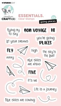 Creative Craft Lab - Studio Light - Stempelset "Going Places" Clear Stamps