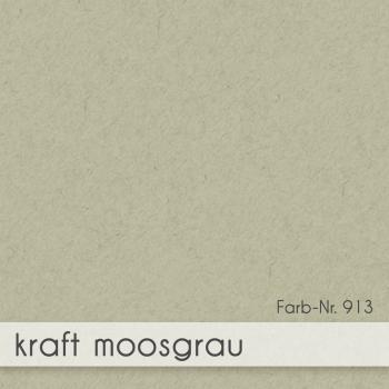 Preview: Passepartoutkarte rechteck 3-Fach DIN B6 in kraft moosgrau