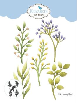 Elizabeth Craft Designs - Stanzschalone "Greenery Fillers 1" Dies