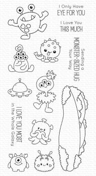 My Favorite Things - Stanzschablone & Stempelset "Monster Love" Die-namics & Clear Stamps