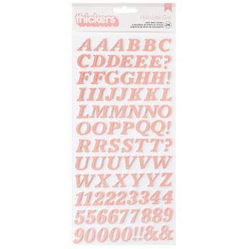 American Crafts - Aufkleber "Hello Little Girl" Thickers Alpha Foam Sticker