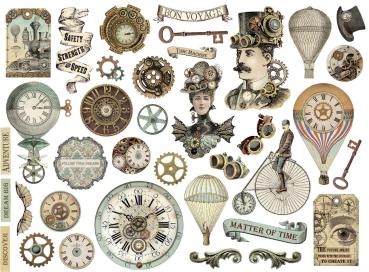 Preview: Stamperia - Stanzteile "Voyages Fantastiques" Die Cuts