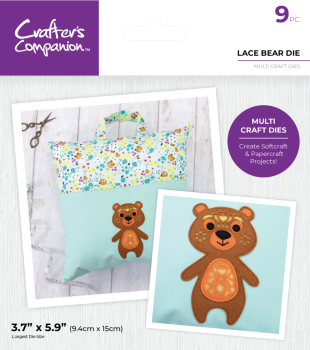 Crafters Companion - Stanzschablone "Lace Bear" Dies
