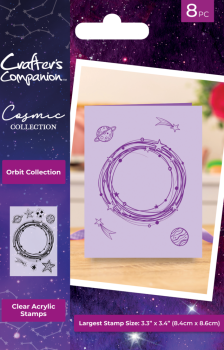 Crafters Companion - Stempelset "Orbit Collection" Clear Stamps
