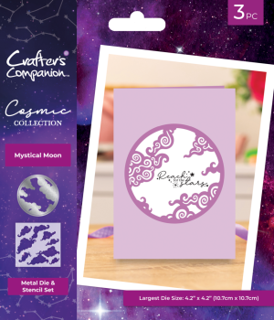 Crafters Companion -Mystical Moon - Stanze & Stencil