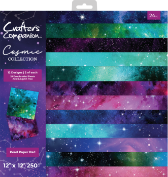 Crafters Companion - Designpapier "Cosmic Collection" Paper Pack 12x12 Inch - 24 Bogen