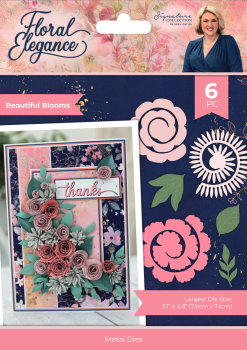 Crafters Companion - Stanzschablone "Beautiful Blooms" Dies