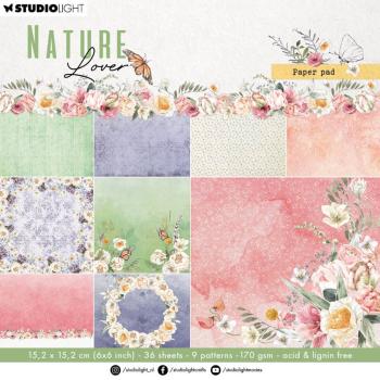 Studio Light - Designpapier "Nature Lover" Paper Pack 6x6 Inch - 36 Bogen