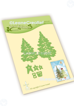 Leane Creatief - Stanzschablone "Christmas Trees" Lea’bilitie Dies