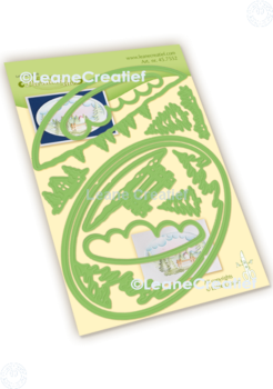 Leane Creatief - Stanzschablone "Diorama Winter Landscape" Dies