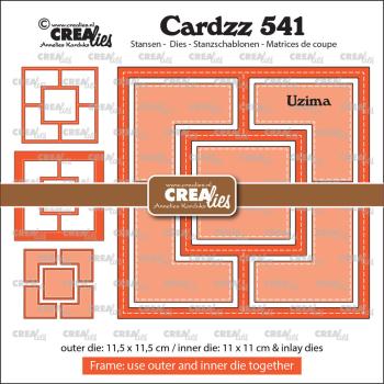Crealies - Stanzschablone "No.541 Frame & Inlays Uzima" Cardzz Dies