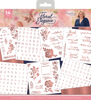 Crafters Companion - Transfer Folie "Floral Elegance" Foil Transfer