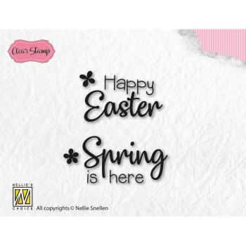 Nellie Snellen - Stempelset"Easter and Spring" Clear Stamps