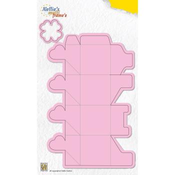 Nellie Snellen - Stanzschablone "Clover" Wrapping Box Dies