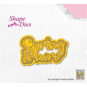 Nellie Snellen - Stanzschablone "Spring Is Here" Shape Dies