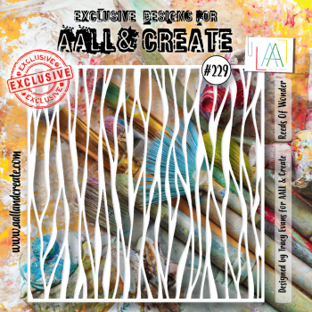 AALL and Create - Schablone 6x6 Inch "Reeds Of Wonder "Stencil