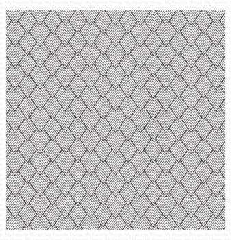 My Favorite Things - Schablone 6x6 Inch "Cascading Diamonds Background" Stencil