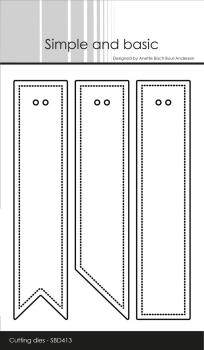 Simple and Basic - Stanzschablone 2,8x12,3 "Tall Tags" Dies
