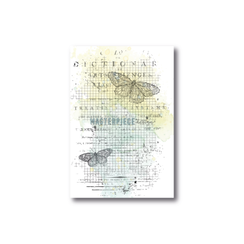 Masterpiece Design - Stempelset "Butterfly Grid" Memory Planner Clear Stamps