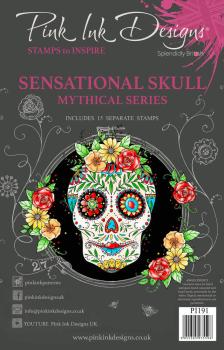 Pink Ink Designs - Stempelset "Sensational Skull" Clear Stamps