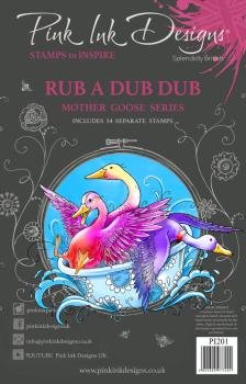 Pink Ink Designs - Stempelset "Rub A Dub Dub" Clear Stamps