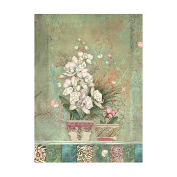 Stamperia - Decopatch Papier "Backgrounds" Decoupage A6 - 8 Bogen  