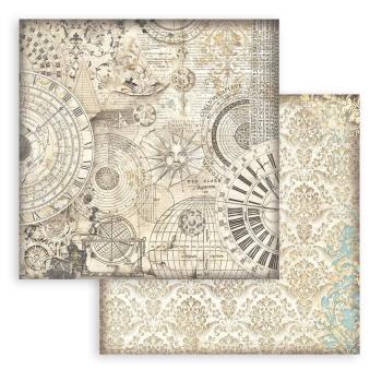 Stamperia - Designpapier "Ochre Pattern" Paper Sheets 12x12 Inch - 10 Bogen