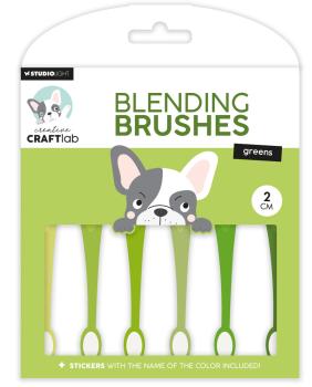 Creative Craft Lab "Greens" Blending Brushes