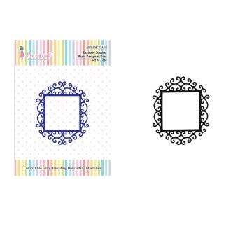 Dress My Craft - Stanzschablone "Delicate Square" Dies