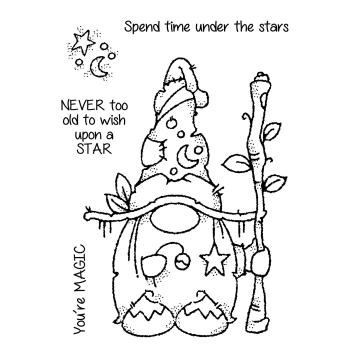 Woodware - Stempel "Celestial wizard" Clear Stamps