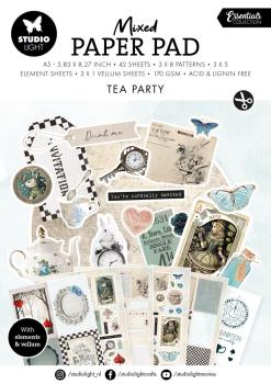 Studio Light - Designpapier A5 "Tea Party" Mixed Paper Pad - 42 Bogen 