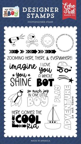 Echo Park - Stempelset "Zooming Here And There" Clear Stamps