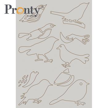Pronty Crafts "Birds" Chipboard