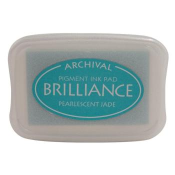 Tsukineko - Brilliance Ink Pad "Pearlescent Jade" Pigment Stempelkissen