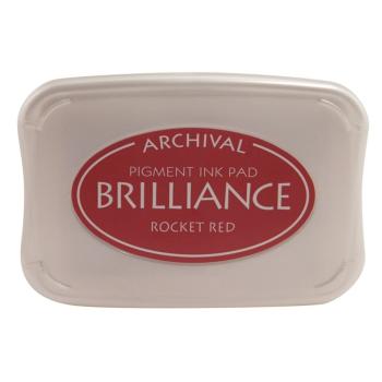 Tsukineko - Brilliance Ink Pad "Rocket Red" Pigment Stempelkissen