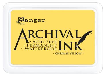 Ranger - Archival Ink Pad "Chrome yellow" Stempelkissen - Pigmenttinte