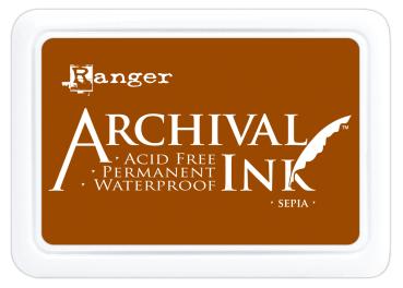Ranger - Archival Ink Pad "Sepia" Stempelkissen - Pigmenttinte