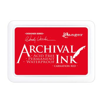 Ranger - Archival Ink Pad "Carnation red" Stempelkissen - Pigmenttinte