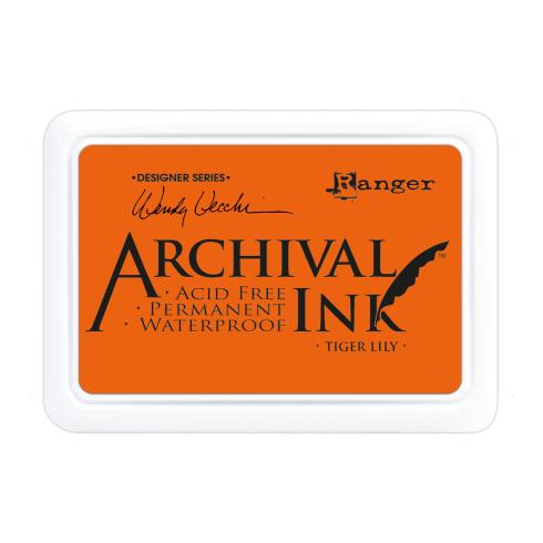 Ranger - Archival Ink Pad "Tiger lily" Stempelkissen - Pigmenttinte