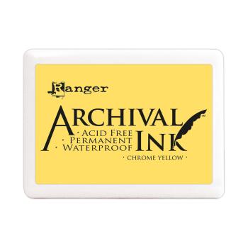 Ranger Archival Ink Pad "Chrome yellow" Stempelkissen - Pigmenttinte Jumbo