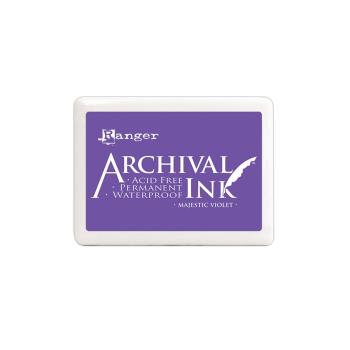 Ranger Archival Ink Pad "Majestic violet" Stempelkissen - Pigmenttinte Jumbo