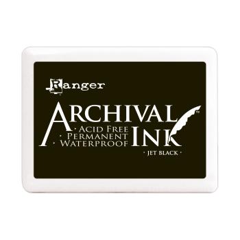 Ranger - Archival Ink Pad "Jet black" Stempelkissen - Pigmenttinte Jumbo