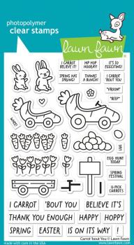 Lawn Fawn - Stempelset "Carrot 'bout You" Clear Stamps