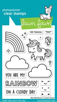 Lawn Fawn - Stempelset "My Rainbow" Clear Stamps