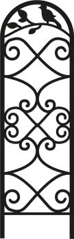 Marianne Design - Präge- und Stanzschalone "Vogelgitter" Craftables Dies