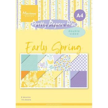 Marianne Design - Designpapier "Early Spring" Paper Pad A4 - 16 Bogen 