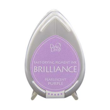 Tsukineko - Brilliance Drew Drops Ink Pad "pearl Purple" Pigment Stempelkissen