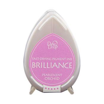 Tsukineko - Brilliance Drew Drops Ink Pad "pearl Orchid" Pigment Stempelkissen