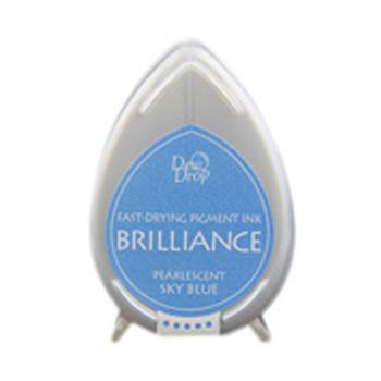 Tsukineko - Brilliance Drew Drops Ink Pad "pearl Sky blue" Pigment Stempelkissen